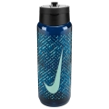 Nike Butelka do picia TR Renew Recharge z słomką (z słomką) niebiesko-zielona 700ml